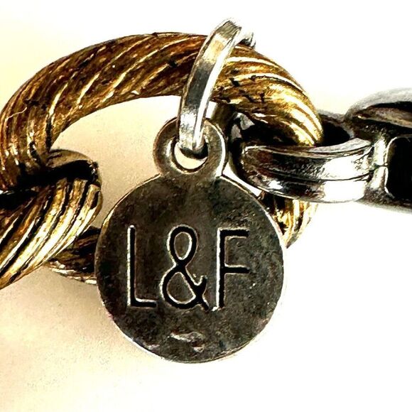 L&F  gold tone link bracelet - Picture 5 of 7